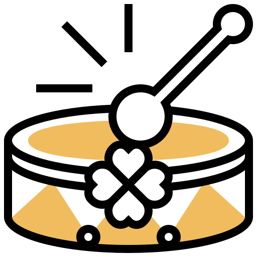 ドラム Meticulous Yellow shadow icon