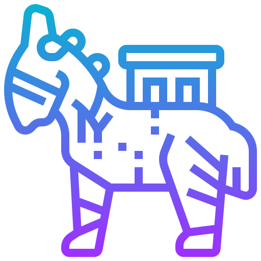 Trojan horse Meticulous Gradient icon