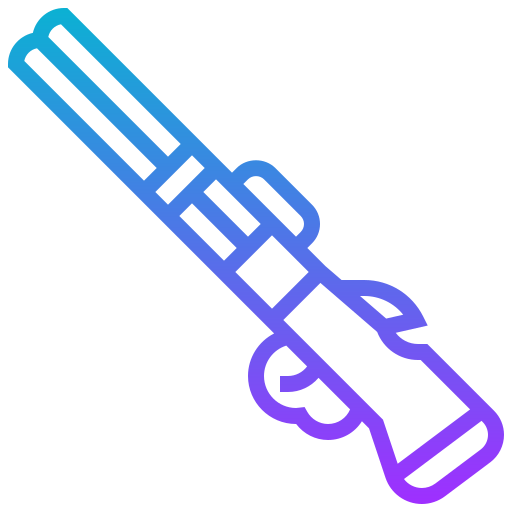 fusil à pompe Meticulous Gradient Icône