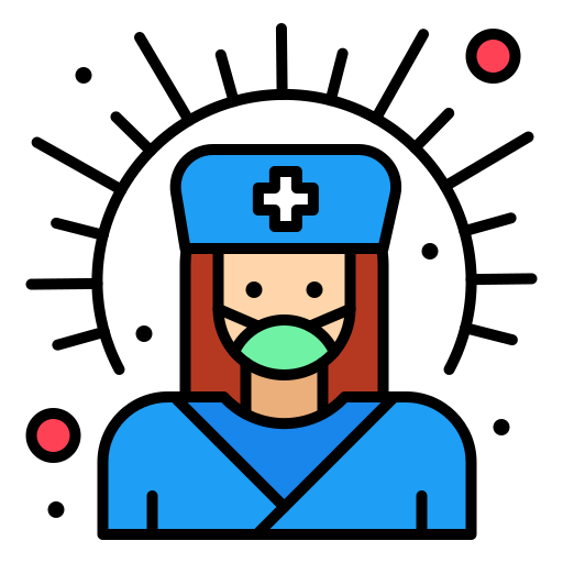 docteur Flatart Icons Lineal Color Icône