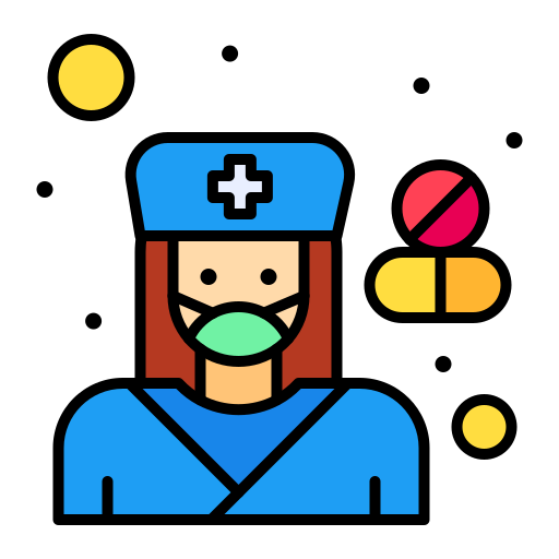 apotheker Flatart Icons Lineal Color icon