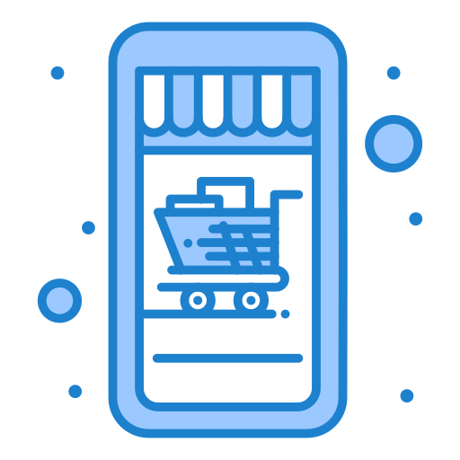 Online store Generic Blue icon