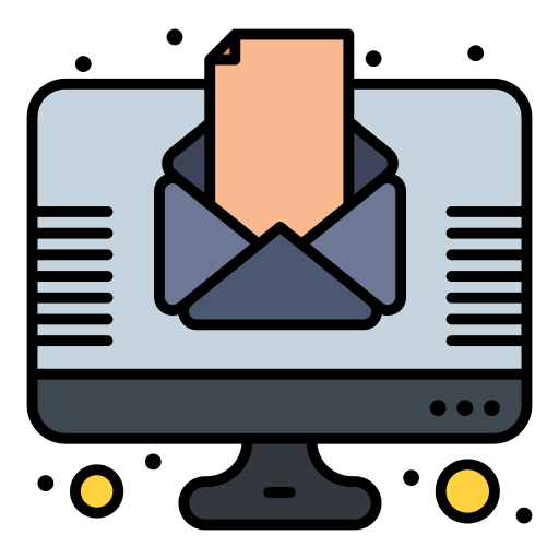 Email Flatart Icons Lineal Color icon
