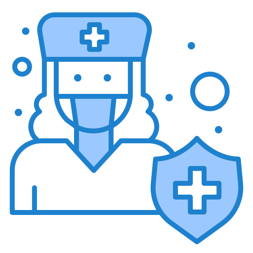 vrouwelijke dokter Generic Blue icoon