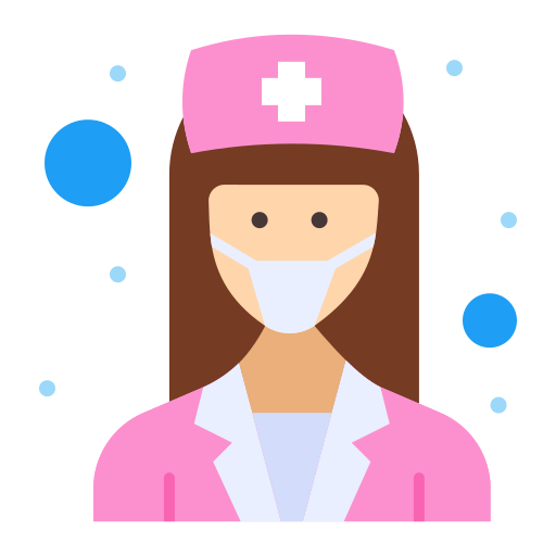 verpleegkundige Flatart Icons Flat icoon