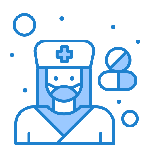 薬剤師 Generic Blue icon