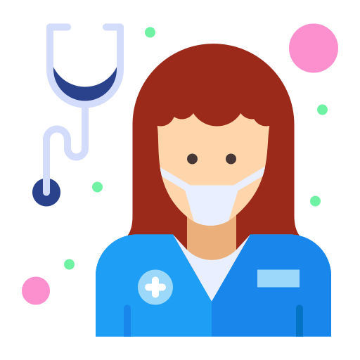 medische assistent Flatart Icons Flat icoon