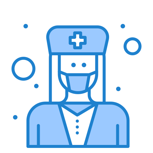 krankenschwester Generic Blue icon