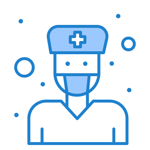 enfermero Generic Blue icono