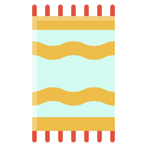 Beach towel Generic Flat icon