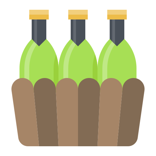 botellas de vino Generic Flat icono