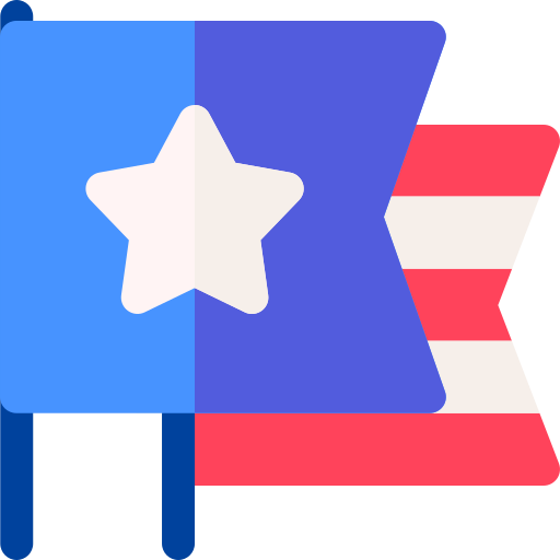 アメリカ合衆国 Basic Rounded Flat icon