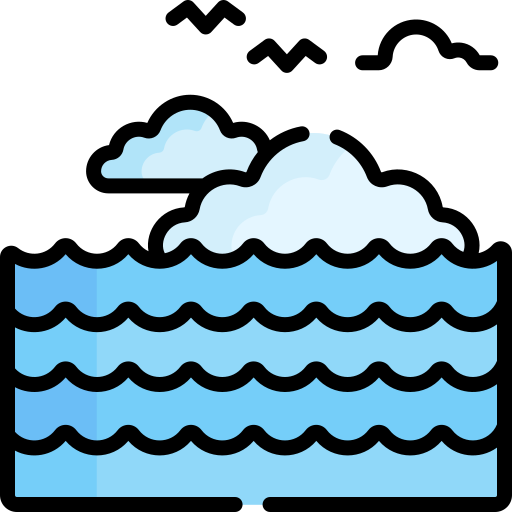海洋 Special Lineal color icon