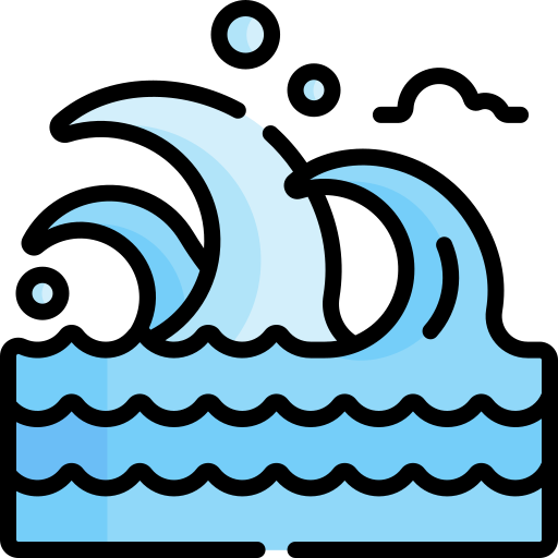 Waves Special Lineal color icon