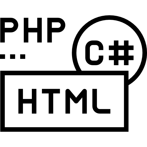 html Maxim Flat Lineal icon