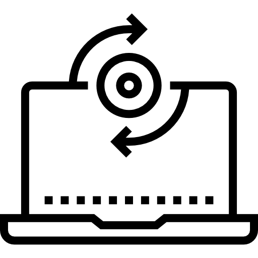 laptop Maxim Flat Lineal ikona