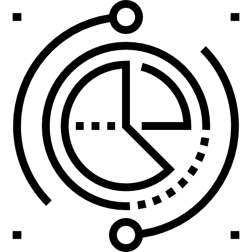 kuchendiagramm Maxim Flat Lineal icon