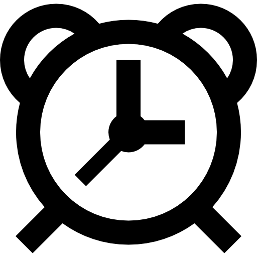 budzik Basic Straight Lineal ikona