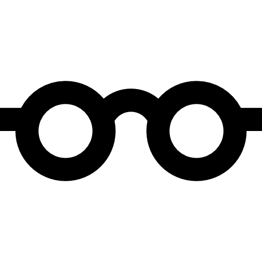 Eyeglasses Basic Straight Lineal icon