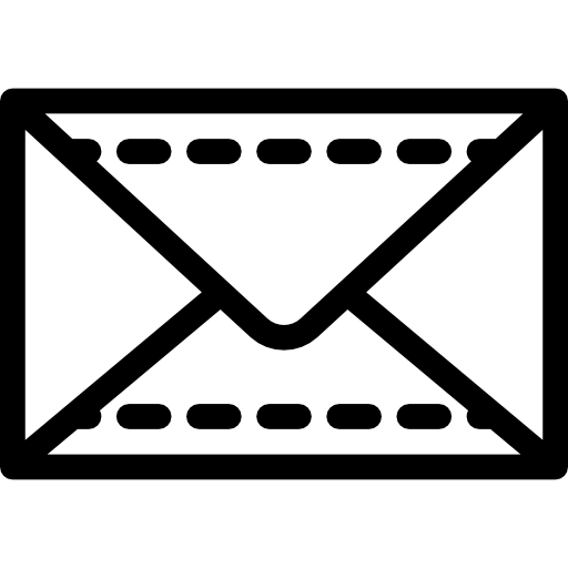 Электронное письмо Detailed Rounded Lineal иконка