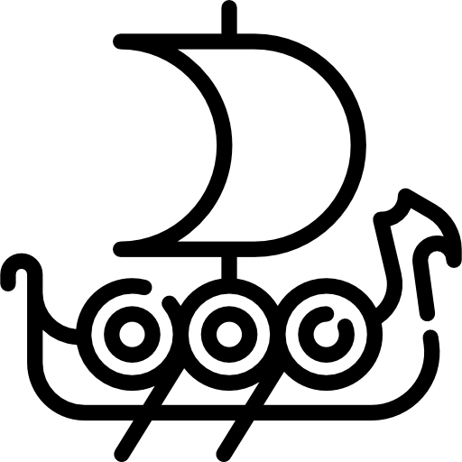 nave vichinga Special Lineal icona