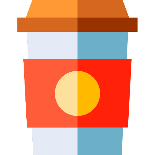 Hot drinks Basic Straight Flat icon