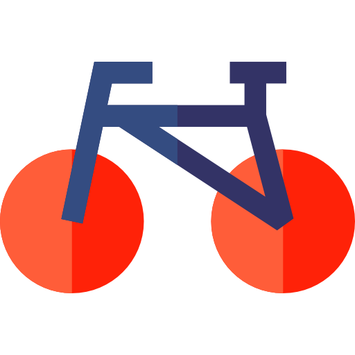 Cycling Basic Straight Flat icon
