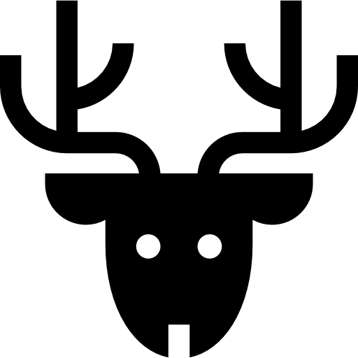 Deer Basic Straight Filled icon