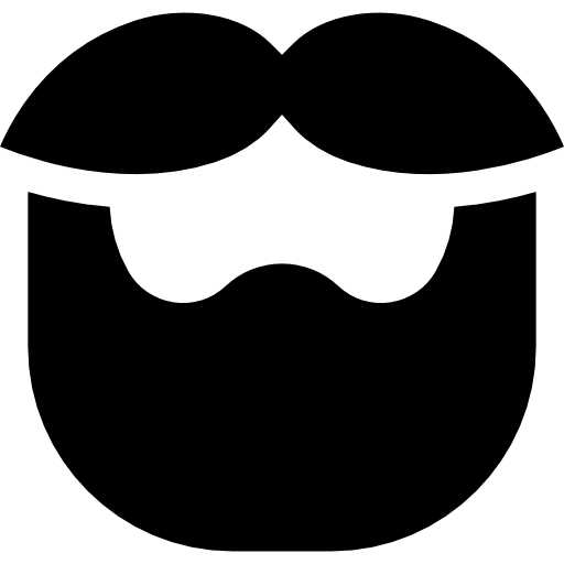 barba Basic Straight Filled icono