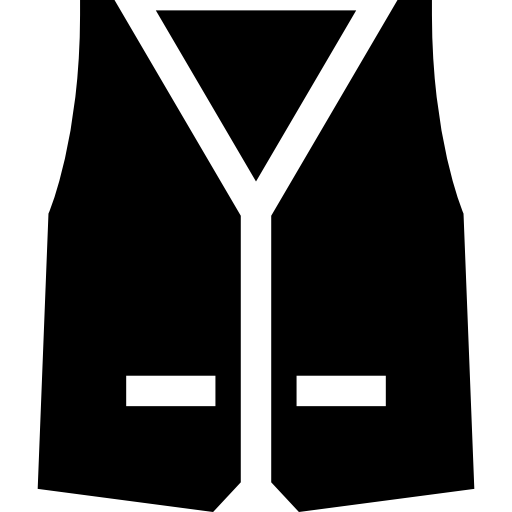 Vest Basic Straight Filled icon