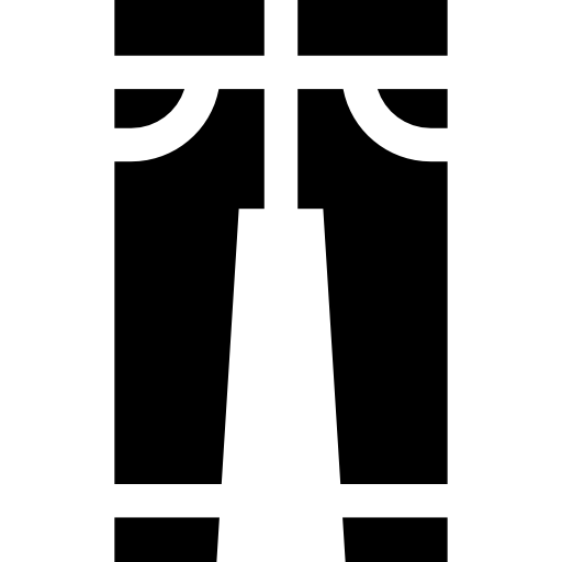 ジーンズ Basic Straight Filled icon