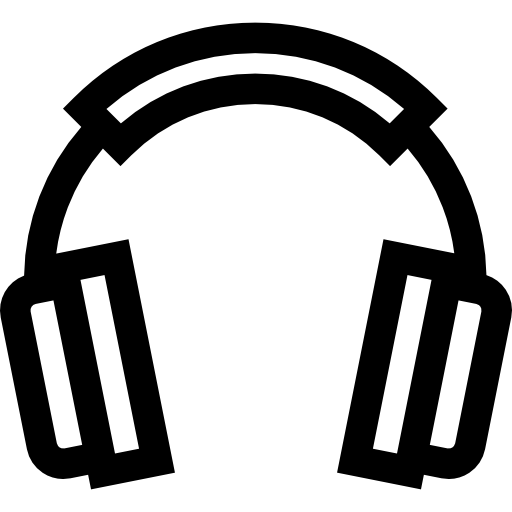 Headphones Basic Straight Lineal icon