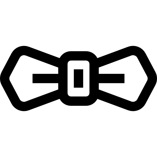 Bow tie Basic Straight Lineal icon