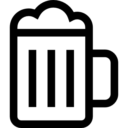 cerveza Basic Straight Lineal icono