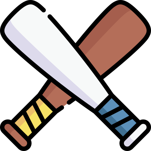 Бейсбольная бита Special Lineal color иконка