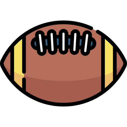 Rugby ball Special Lineal color icon