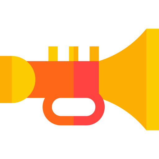 trompete Basic Straight Flat icon