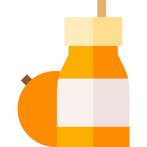 апельсиновый сок Basic Straight Flat иконка