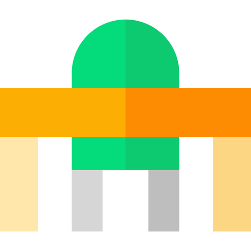 bureau Basic Straight Flat icoon