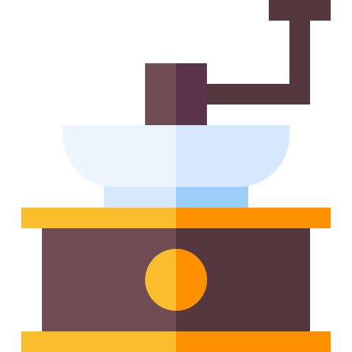kaffeemühle Basic Straight Flat icon