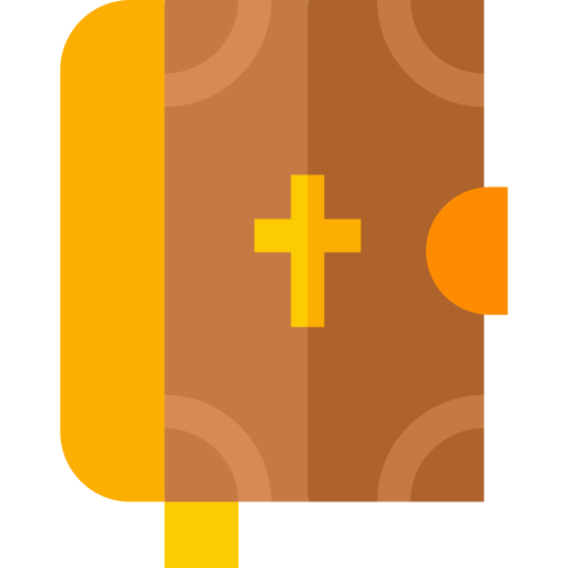Библия Basic Straight Flat иконка