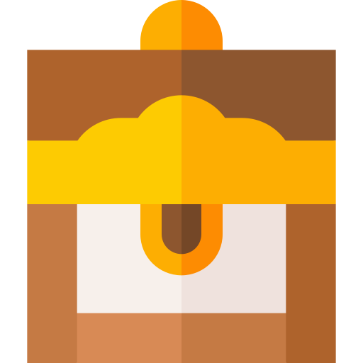 Treasure chest Basic Straight Flat icon