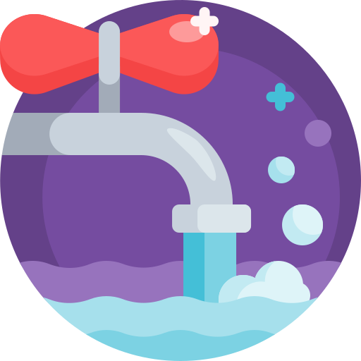 Faucet Detailed Flat Circular Flat icon