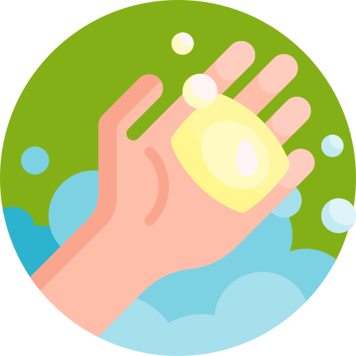 Hand washing Detailed Flat Circular Flat icon