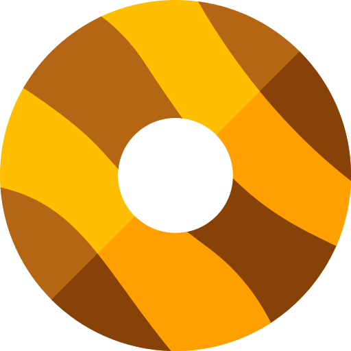 Donut Basic Straight Flat icon