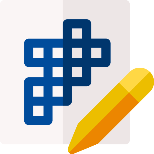 Crossword Basic Rounded Flat icon