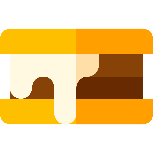 eiscreme-sandwich Basic Straight Flat icon
