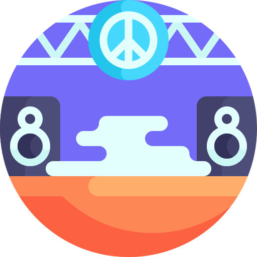 Hippie Detailed Flat Circular Flat icon