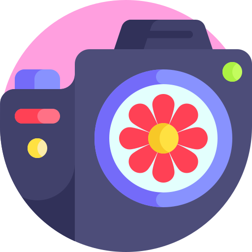 kamera Detailed Flat Circular Flat ikona