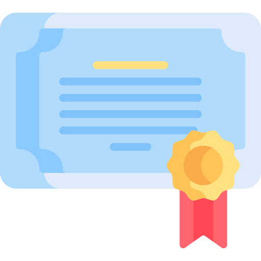 Certification Special Flat icon